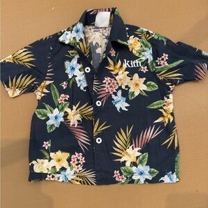Kith Kids Tropical Floral Button Down Shirt